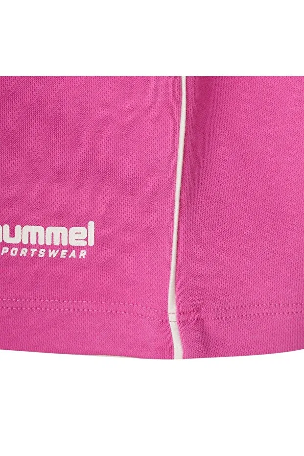 Детские шорты для девочек хлопковые Hummel, Pink — фото 4