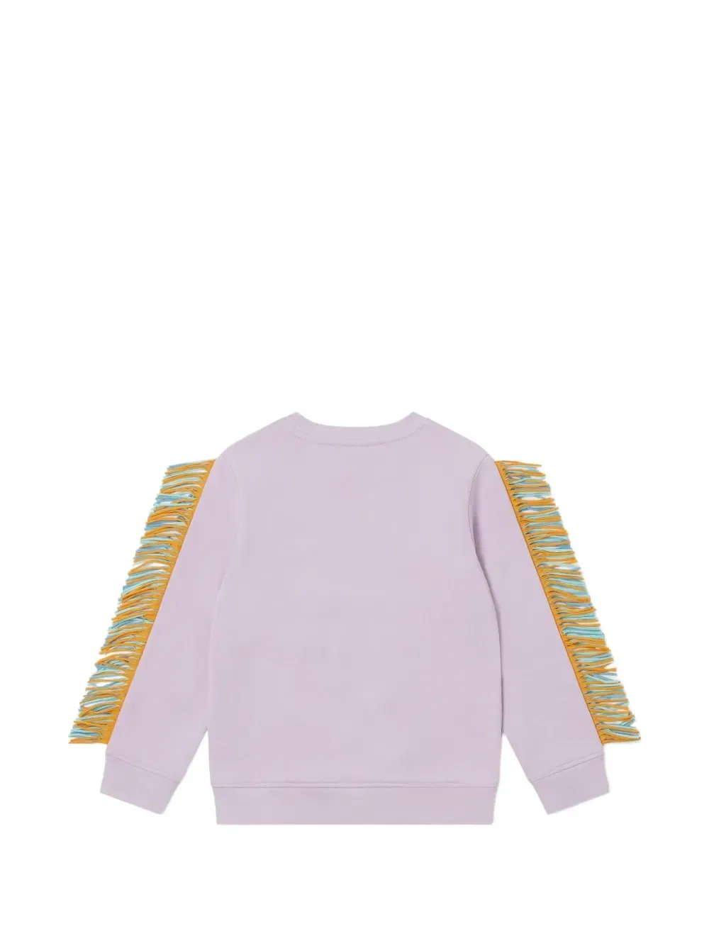 Толстовка со звездами и бахромой Stella McCartney Kids, фиолетовый — фото 2