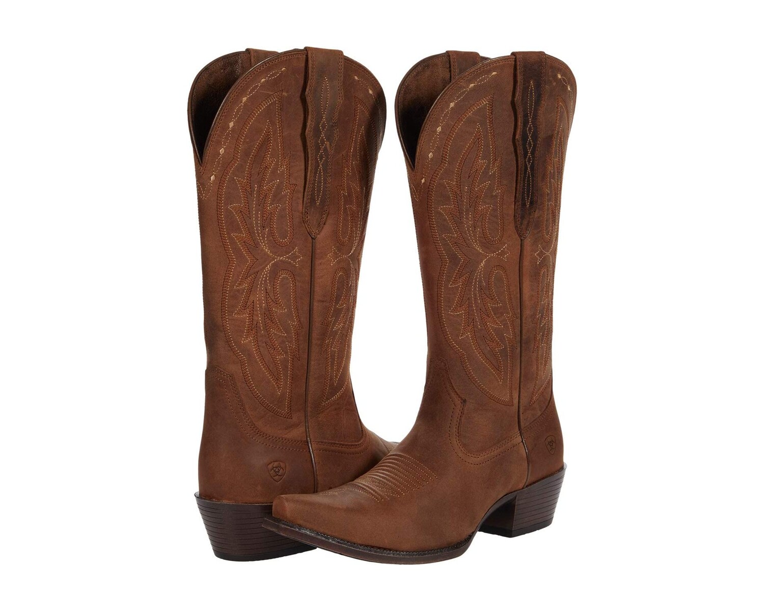 Сапоги женские Heritage X Toe Elastic Calf Ariat в западном стиле, коричневый — фото 3