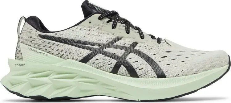

Кроссовки novablast 2 'birch black' Asics, белый