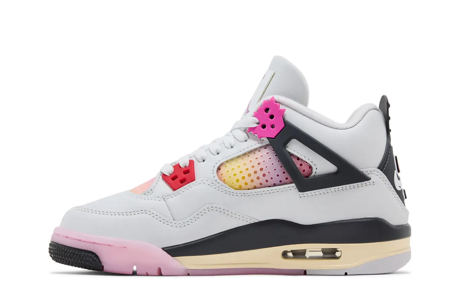 Кроссовки Air Jordan 4 Retro GS, розовый — фото 3