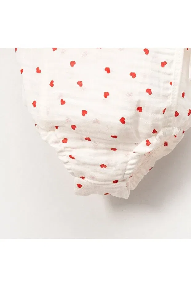 Детское боди для девочек с принтом Love Maxx, Red — фото 3