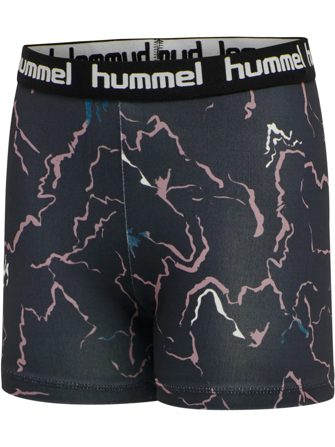 Детские шорты с принтом Hmlmimmi Hummel, Schwarz Malvenfarben