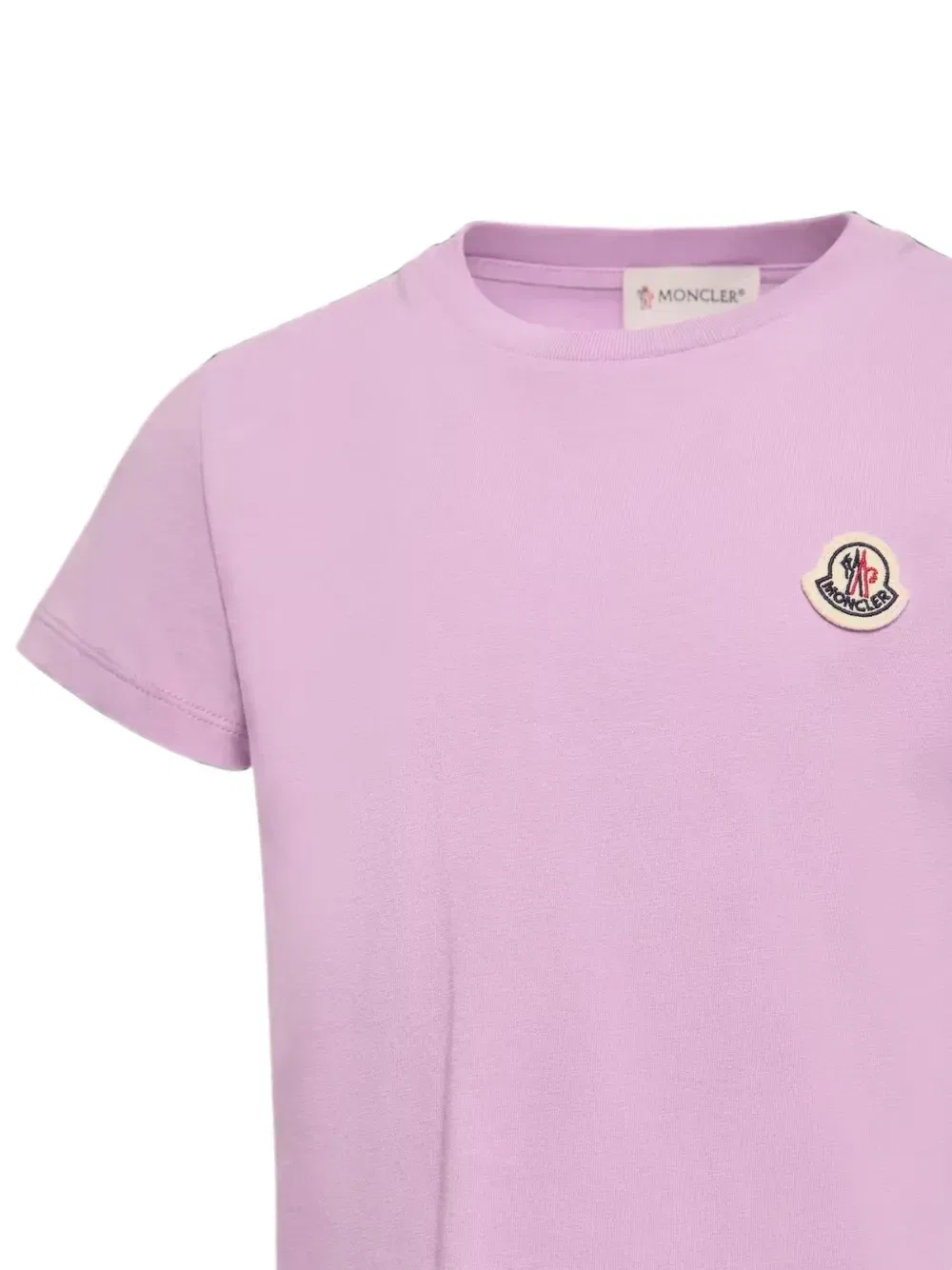 Футболки с нашивками с логотипом (набор из трех) Moncler Enfant, фиолетовый — фото 3