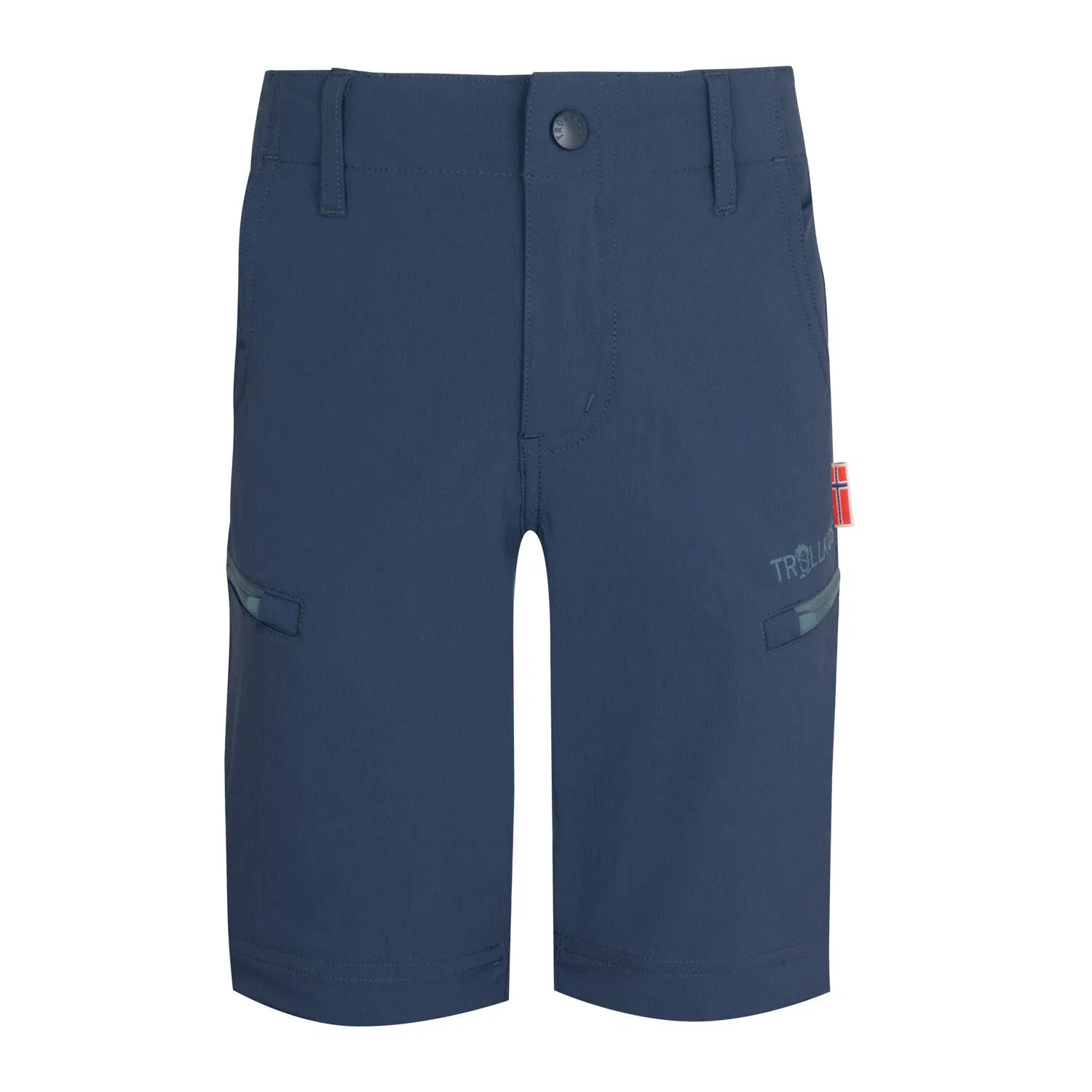 Детские спортивные штаны-трансформеры Kjerag Zip Off Trollkids, Mitternachtsindigo Blau — фото 3