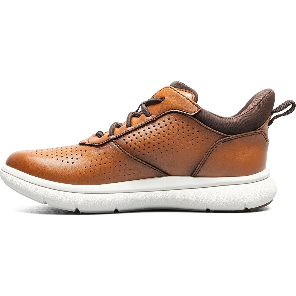 Детские кроссовки на эластичных шнурках Florsheim, Cognac — фото 4