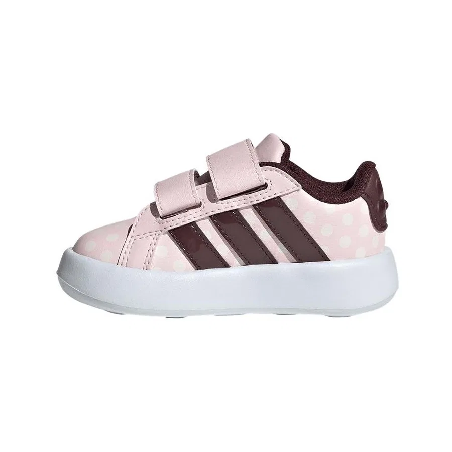 Детские спортивные кроссовки Grand Court Minnie adidas, Розовый — фото 4