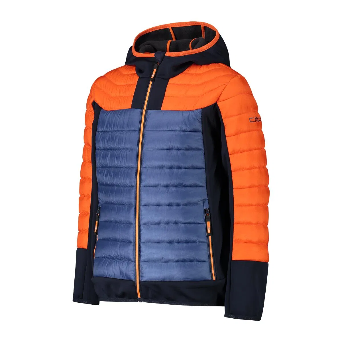 Детская куртка для мальчиков с гибридным утеплителем KID JACKET HYBRID FIX HOOD Cmp, Mango — фото 3