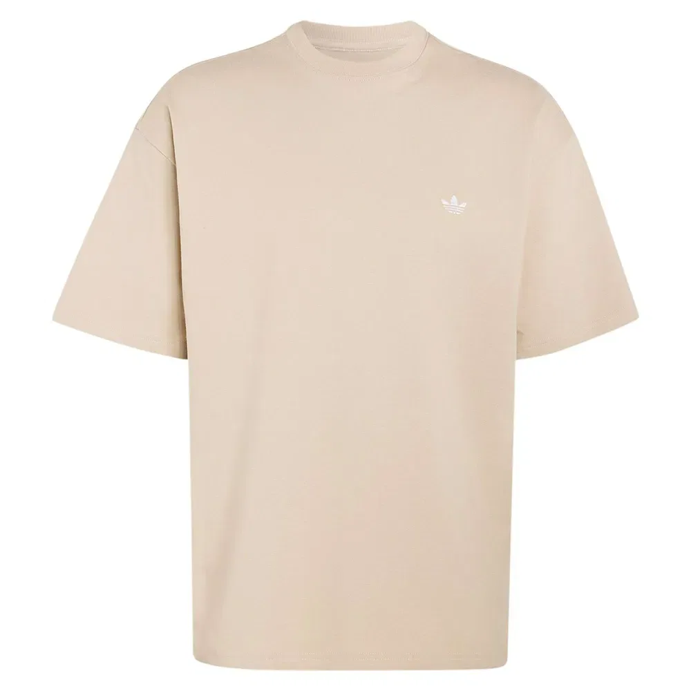 Футболка свободного кроя Trefoil Essentials Adidas Originals, бежевый — фото 3