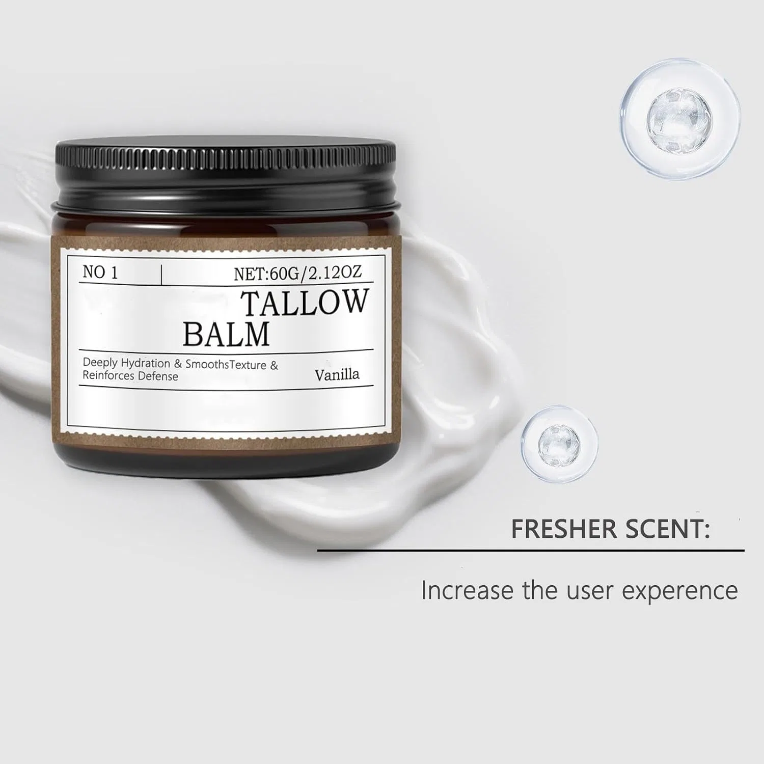 Крем для лица и тела Tallow Care увлажняющий, 60 мл, 3 шт, yxcully — фото 3