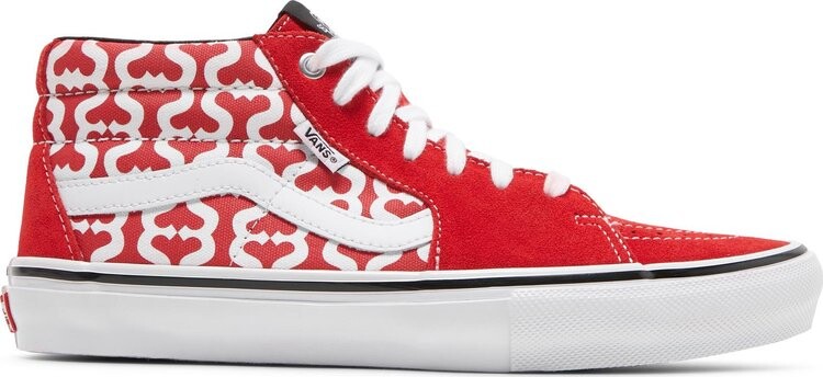 

Кеды Vans Supreme x Grosso Mid Monogram S - Red, красный