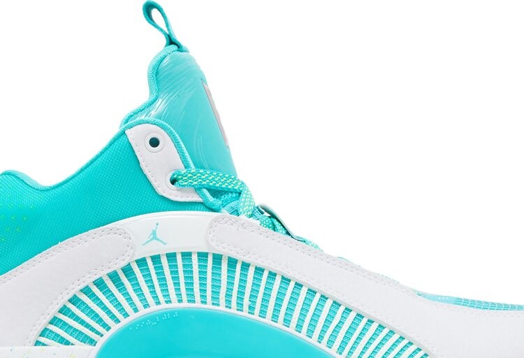 Кроссовки Guo Ailun x Air Jordan 35 GS Jade, зеленый — фото 2
