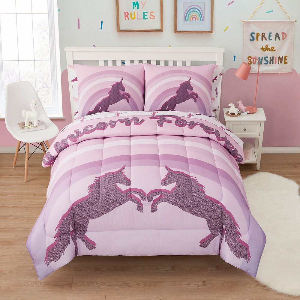 

Детское одеяло и комплект постельного белья из коллекции Sweet Home Unicorn Forever Sweet Home Collection, цвет Unicorn Forever