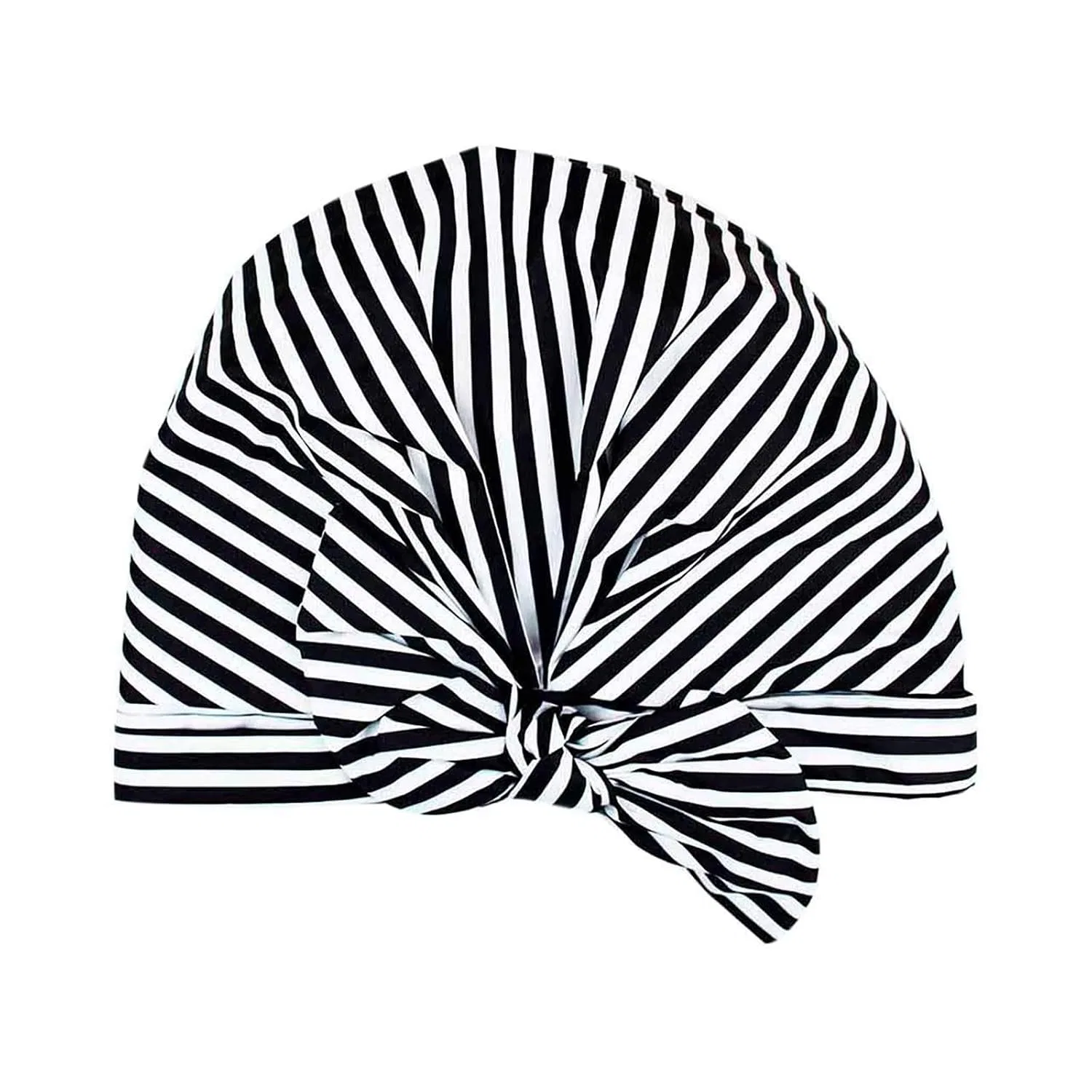 Шапочка для душа, эластичная, быстро сохнущая, Nylon, 55-62 см, Schwarz/Weiß Generisch