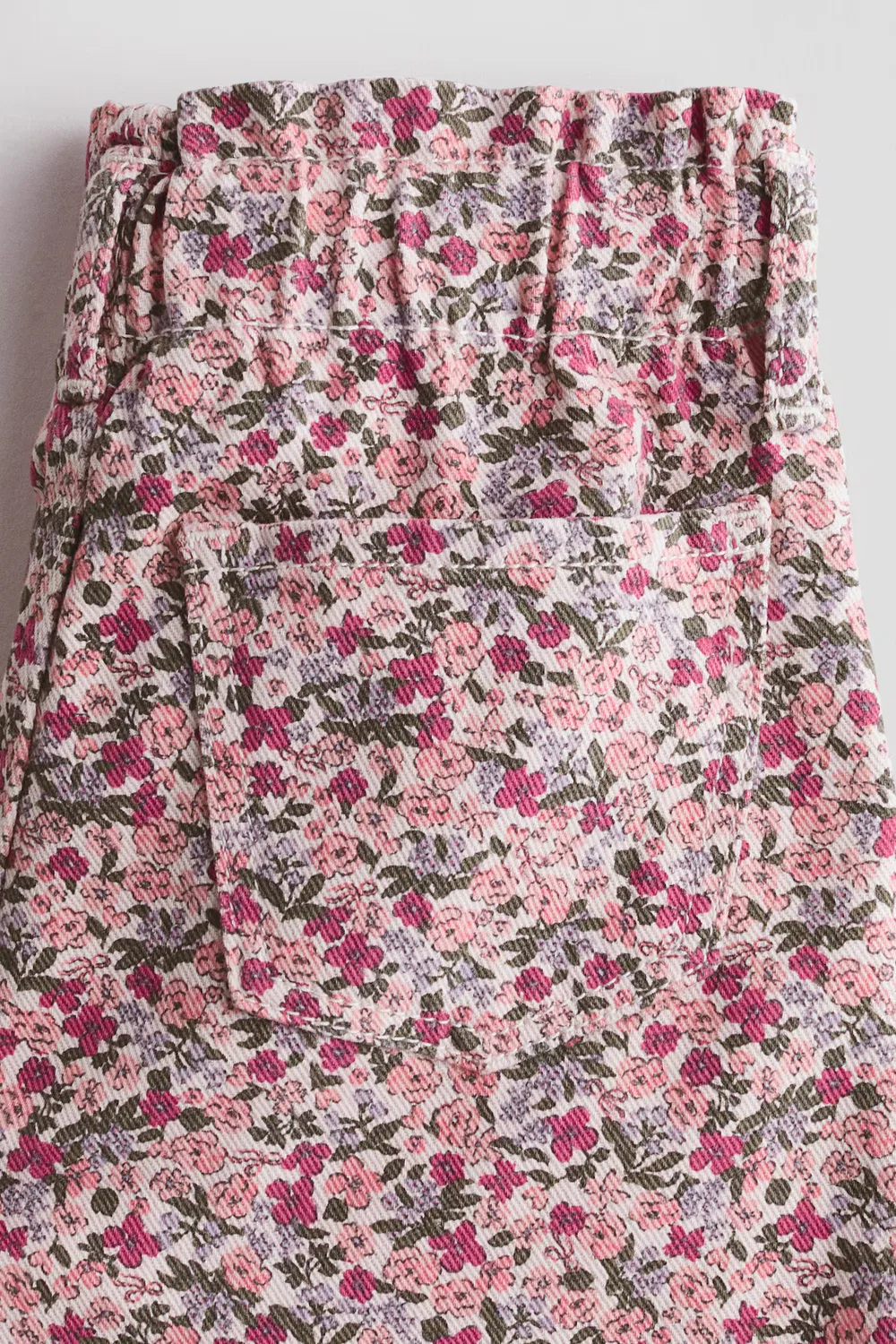 Джинсы с широкими штанинами и поясом-кулиской H&M, Mattrosa/Geblümt — фото 2