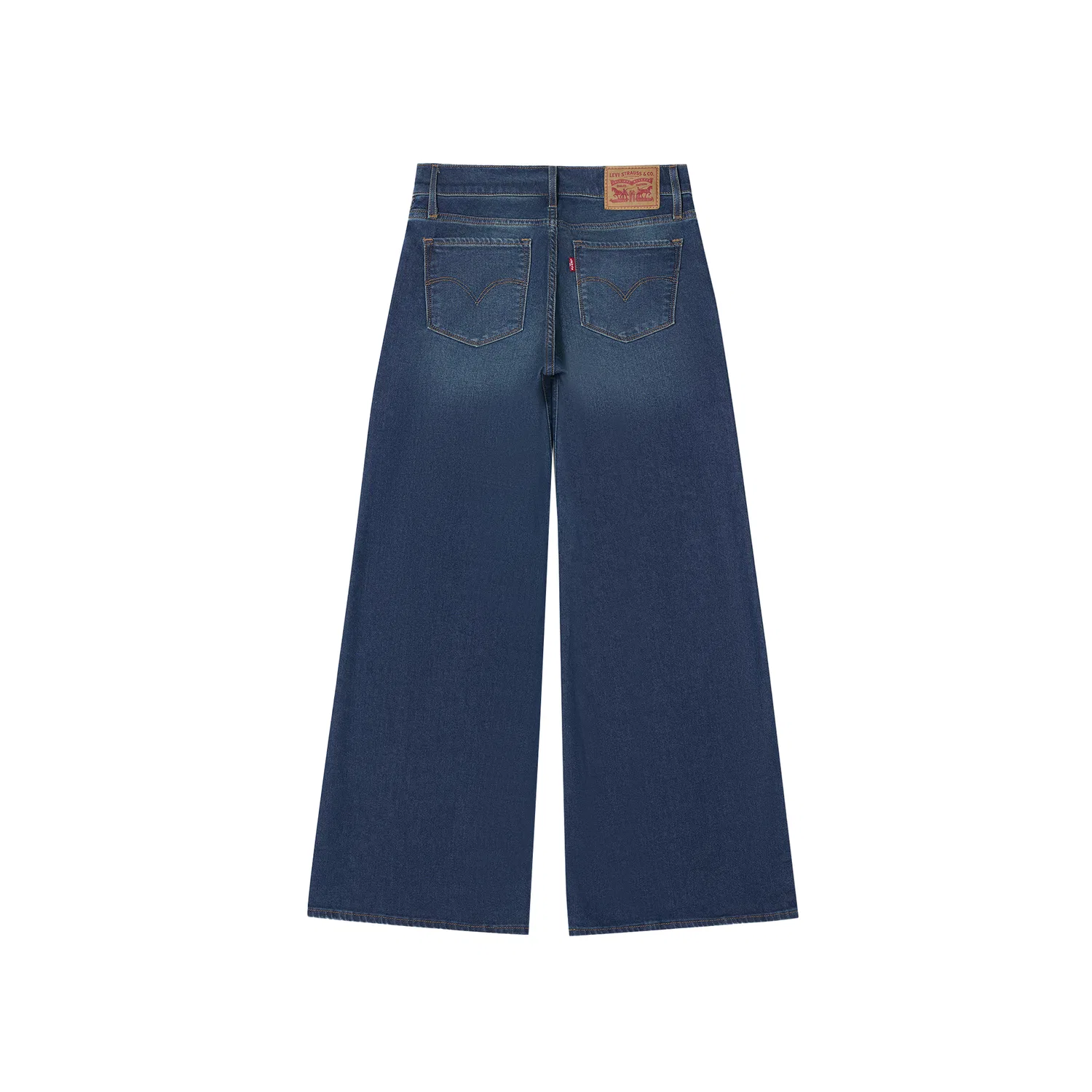 Женские джинсы с широкими брюками Levi's, Medium Blue — фото 3