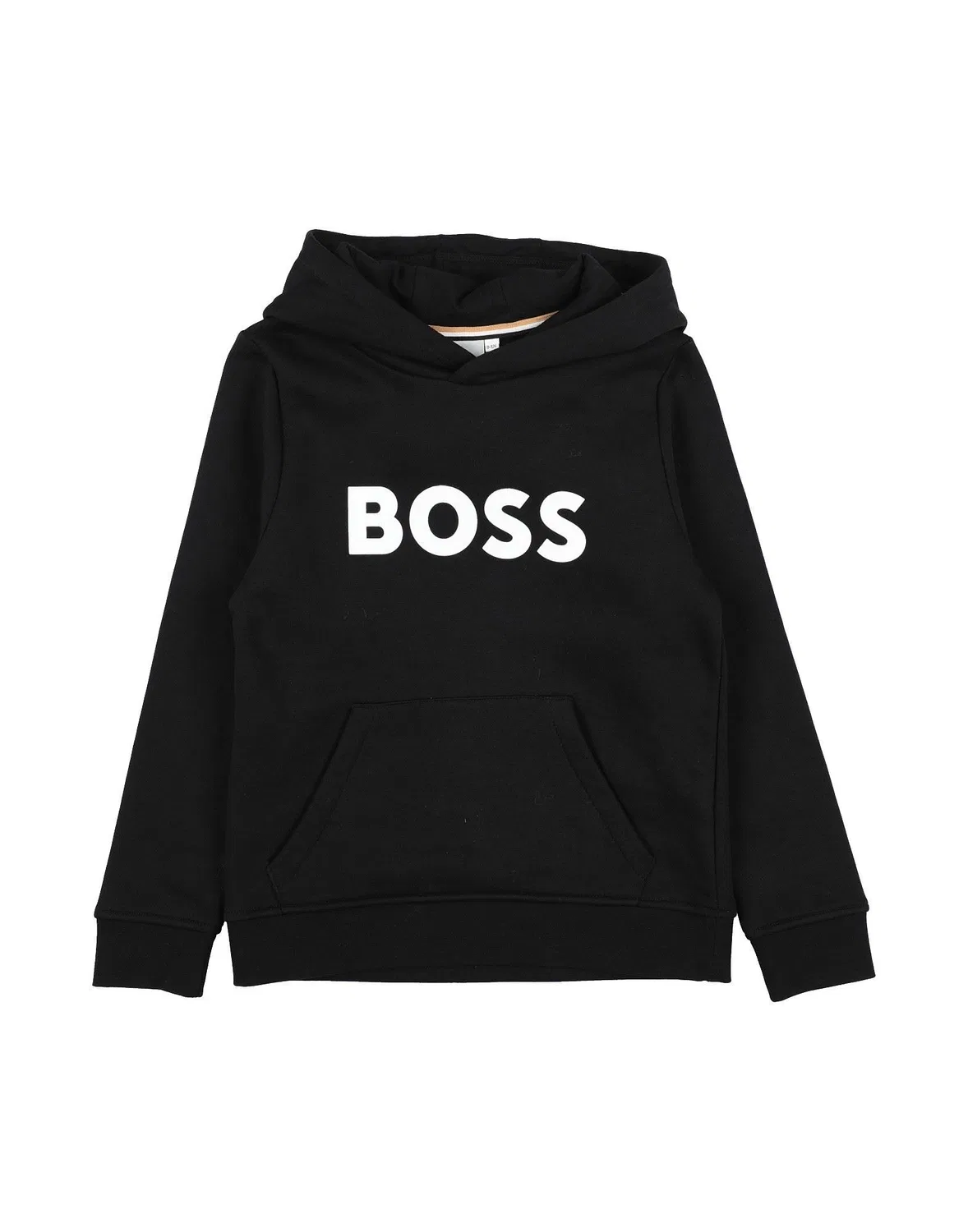 Детский свитшот для мальчиков с принтом Boss, черный