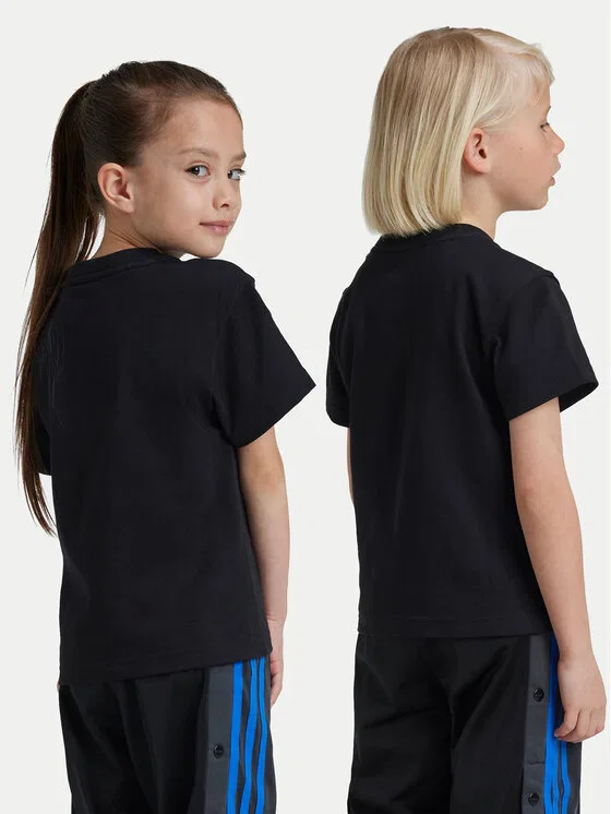 Футболка regular fit adicolor Trefoil Adidas, черный — фото 3