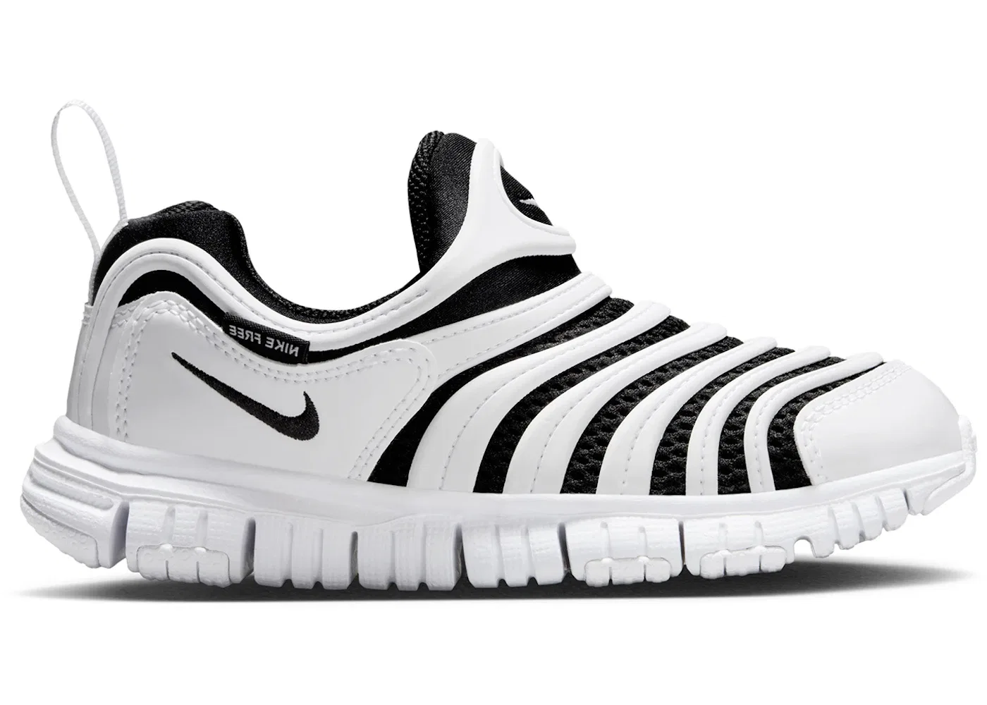 Детские кроссовки с липучками Nike Dynamo Free Nike, White/Black