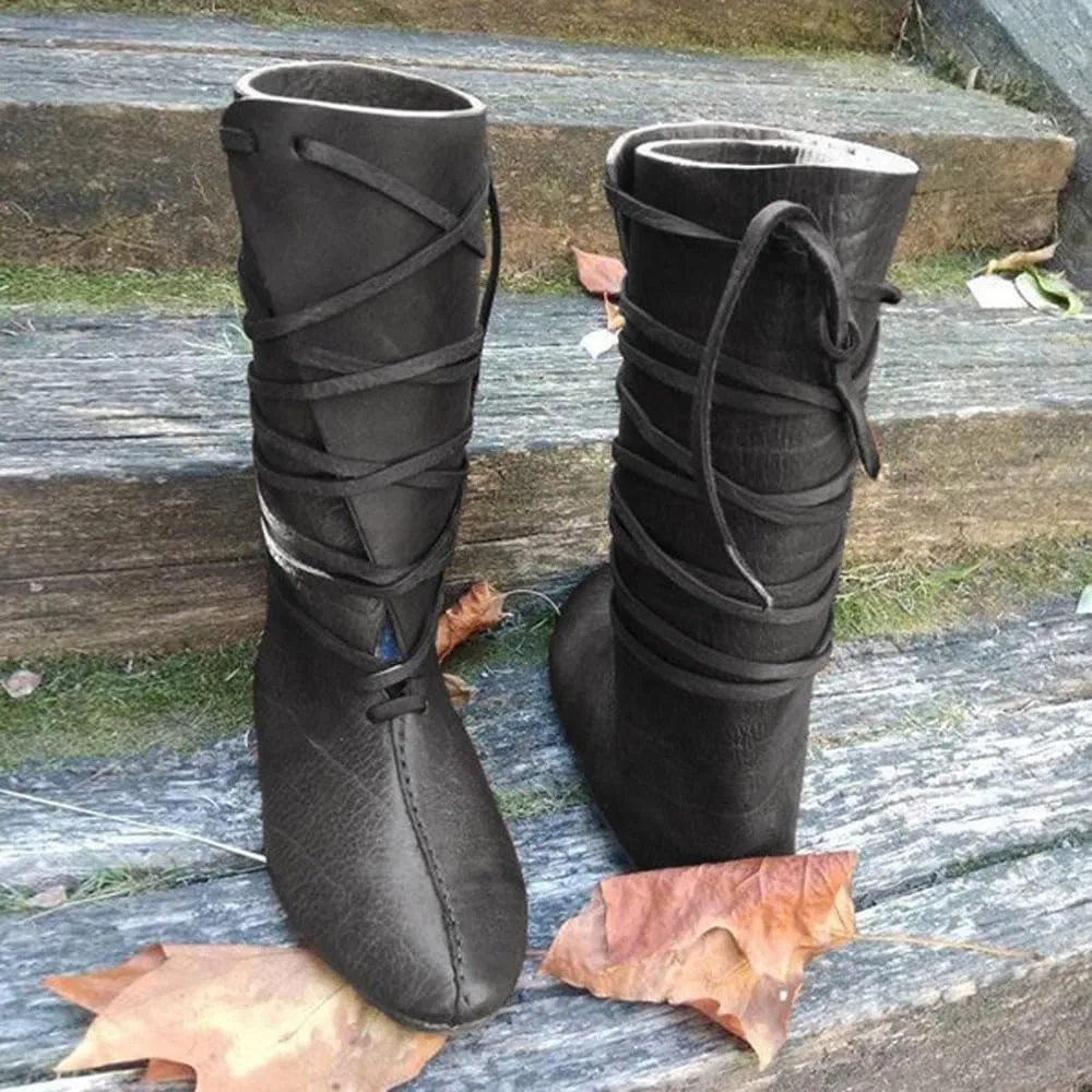 Детские кожаные ботинки с длинным голенищем Rider Boots YUMALI, Black — фото 2