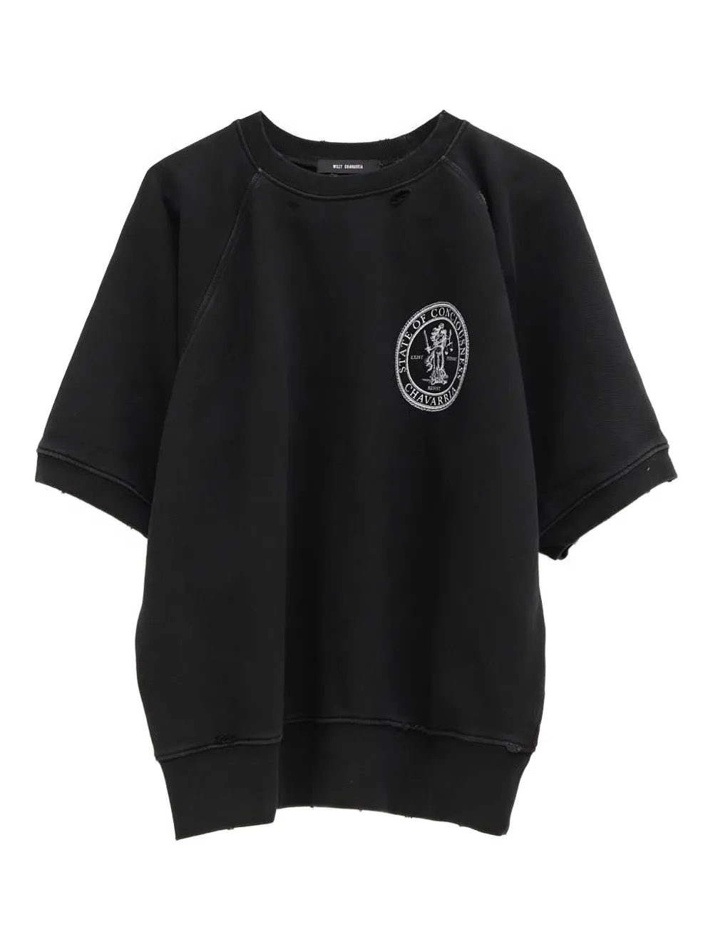 

Футболка с коротким рукавом Willy Chavarria, черный