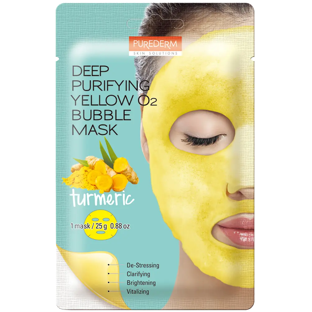 

Purederm Bubble маска для лица с куркумой, 25 г