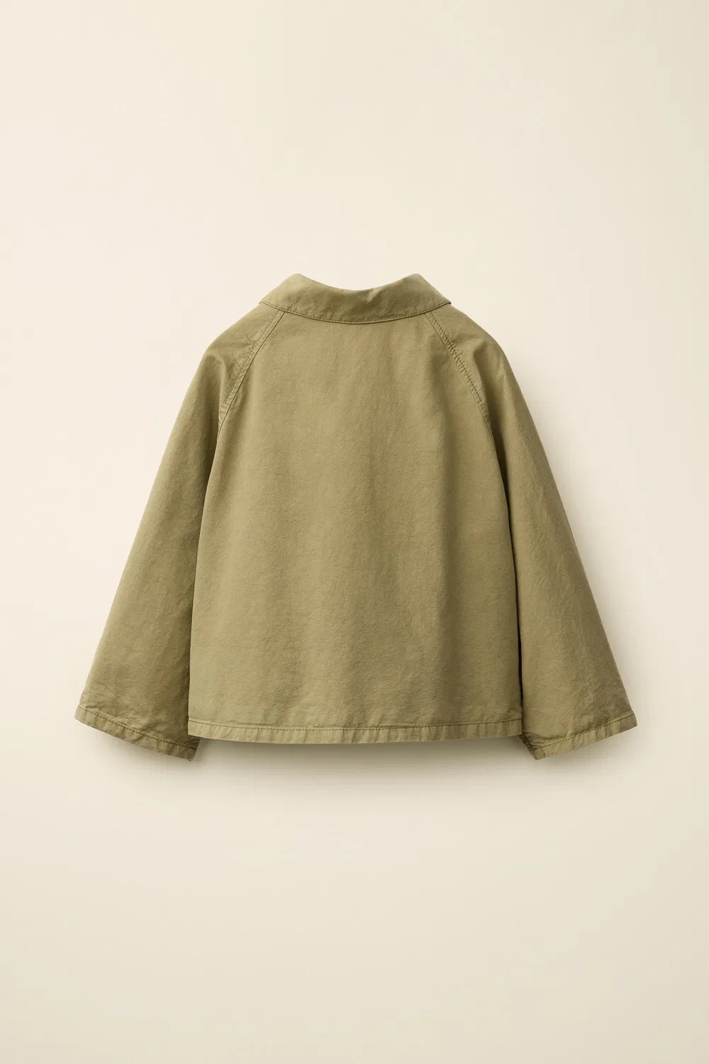 Короткий тренч, созданный в сотрудничестве Caramel London и Zara, Khaki — фото 2