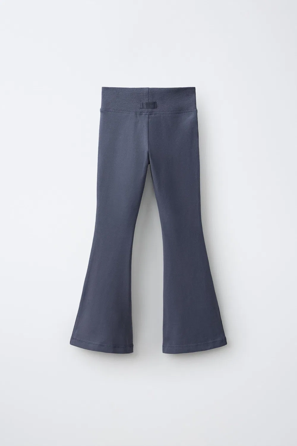 Однотонные расклешенные леггинсы ZARA, Blue — фото 2