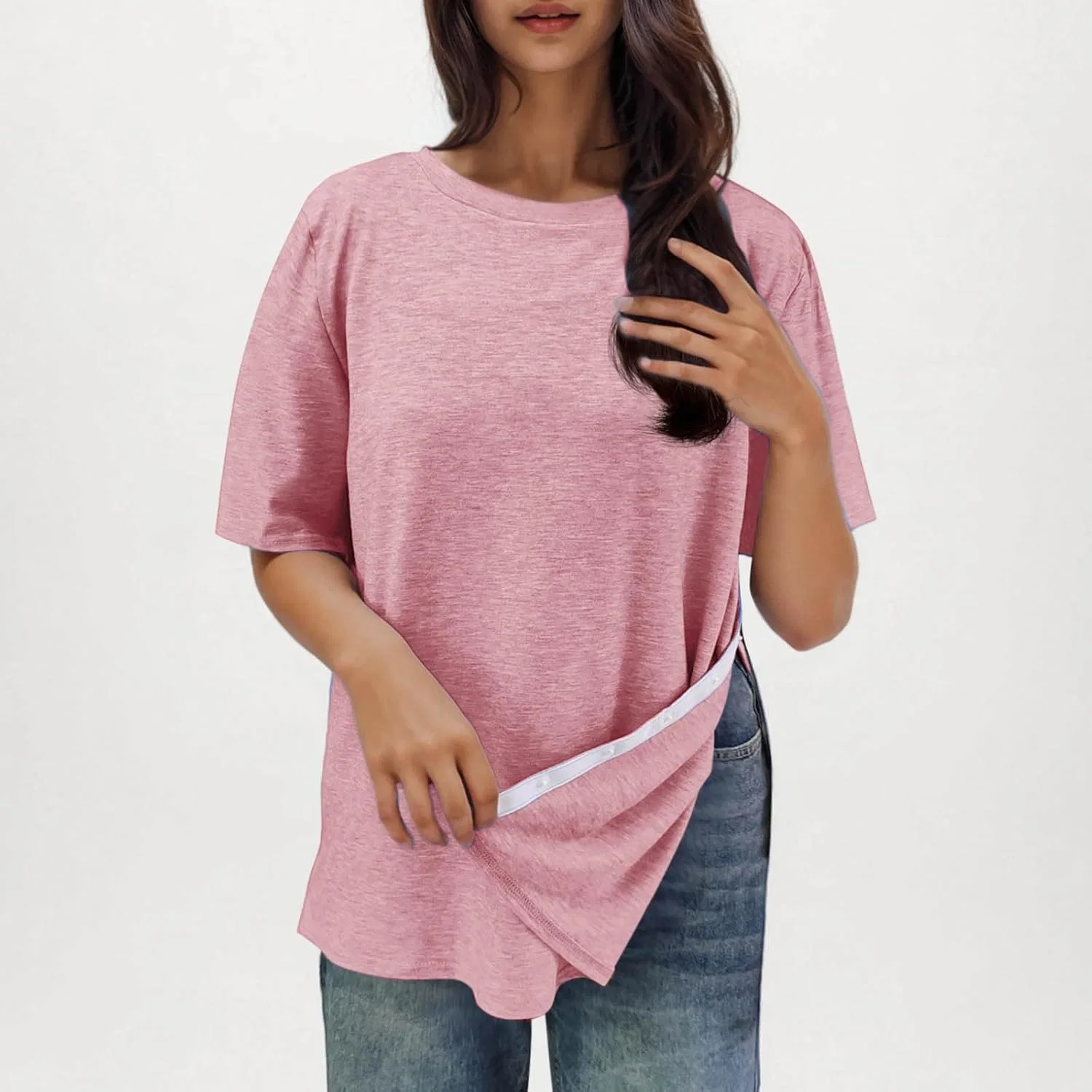 Женская футболка с принтом, Shoulder Surgery Shirts, Pink-1 — фото 2