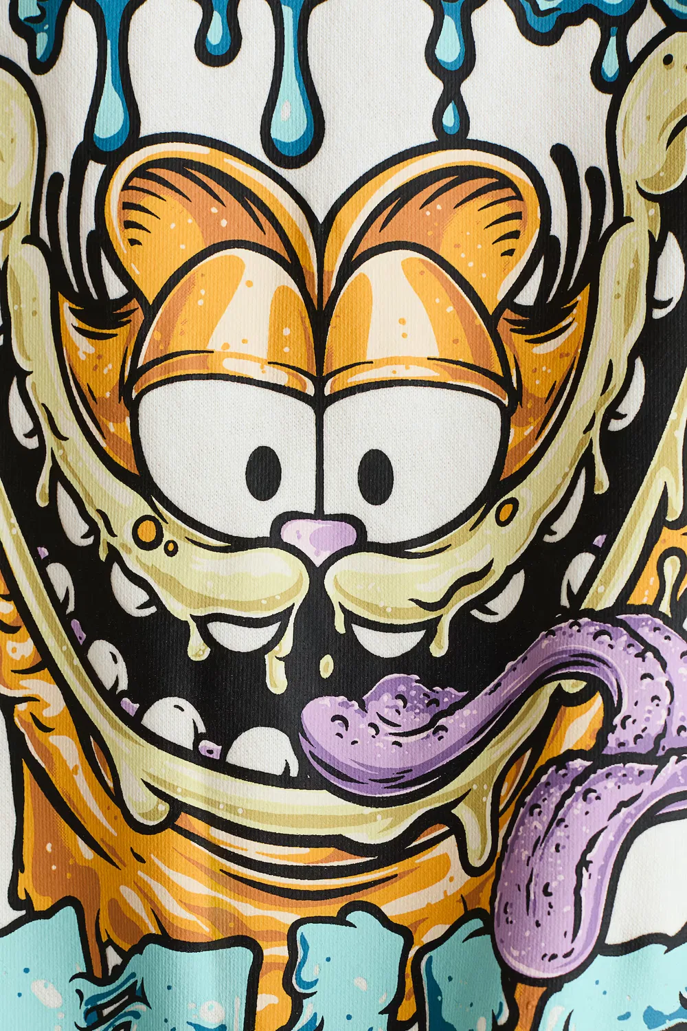 Футболка с принтом H&M, Weiß/Garfield — фото 2