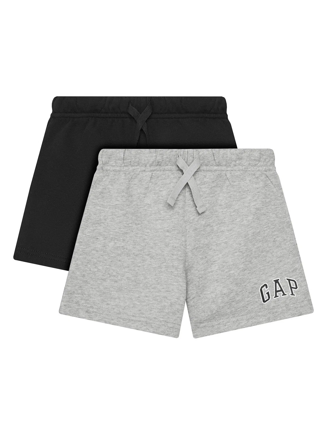 Комплект спортивных шорт стандартного кроя для мальчика Gap, черный