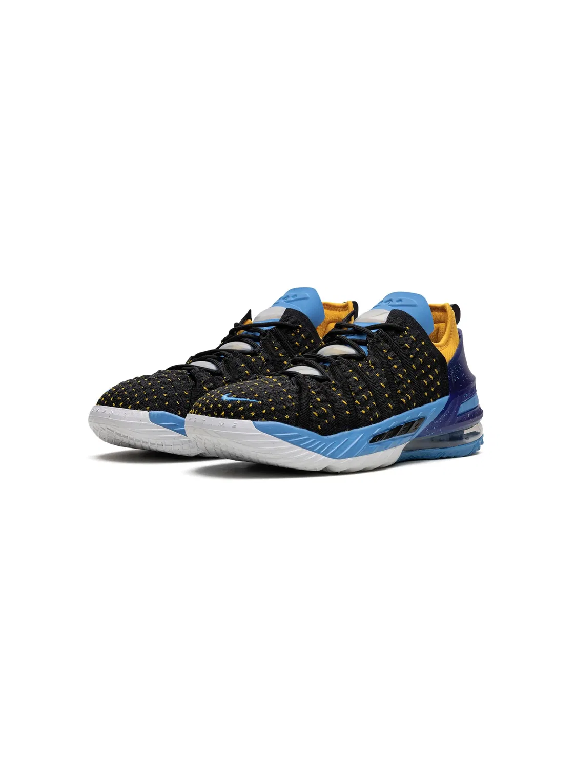 Кроссовки Lebron 18 Minneapolis Lakers Nike, черный — фото 2