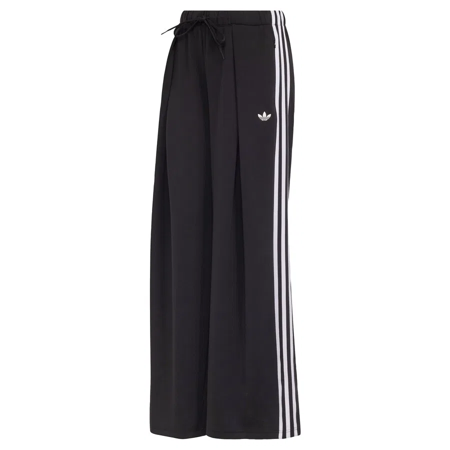 Брюки Adidas Originals свободного кроя со складками спереди, модель, черные