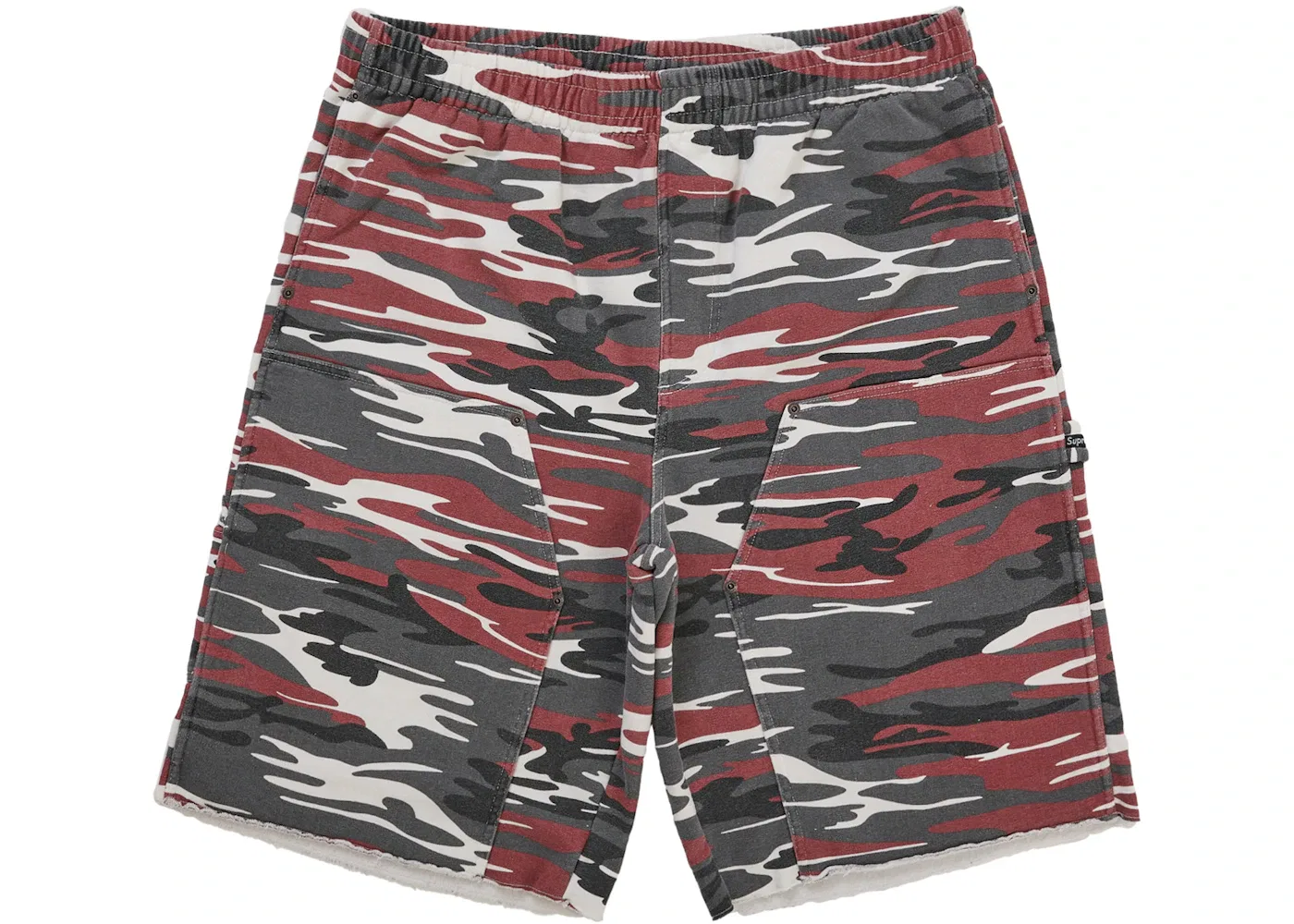 Мужские шорты с принтом Supreme Sweatshort, Red Tiger Camo — фото 2
