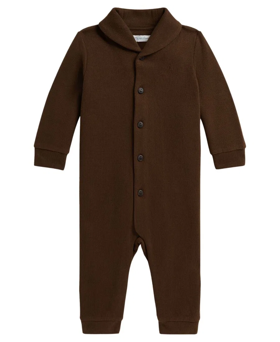 Детский комбинезон с длинным рукавом Polo Ralph Lauren, Chocolate