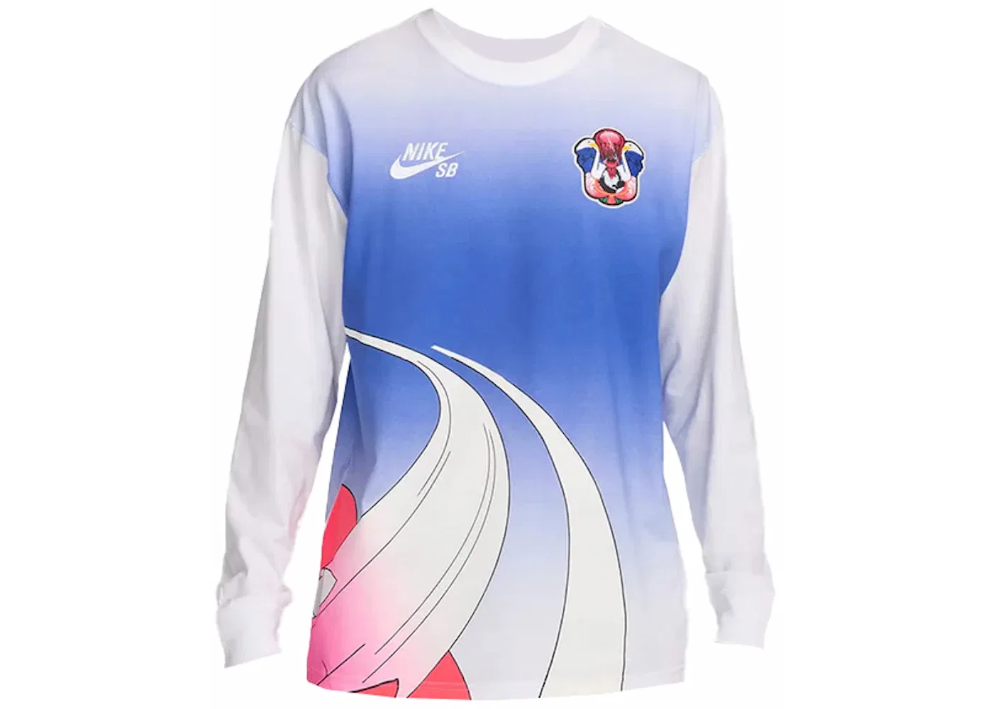 Мужская футболка с длинным рукавом Nike SB Team USA Olympics L/S Federation Skate Tee, White/White