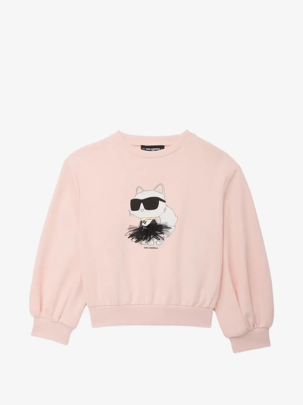 Толстовка Ikonik Choupette Karl Lagerfeld Kids, розовый