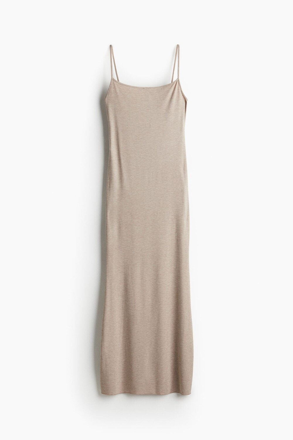 

Платье H&M Ribbed, бежевый