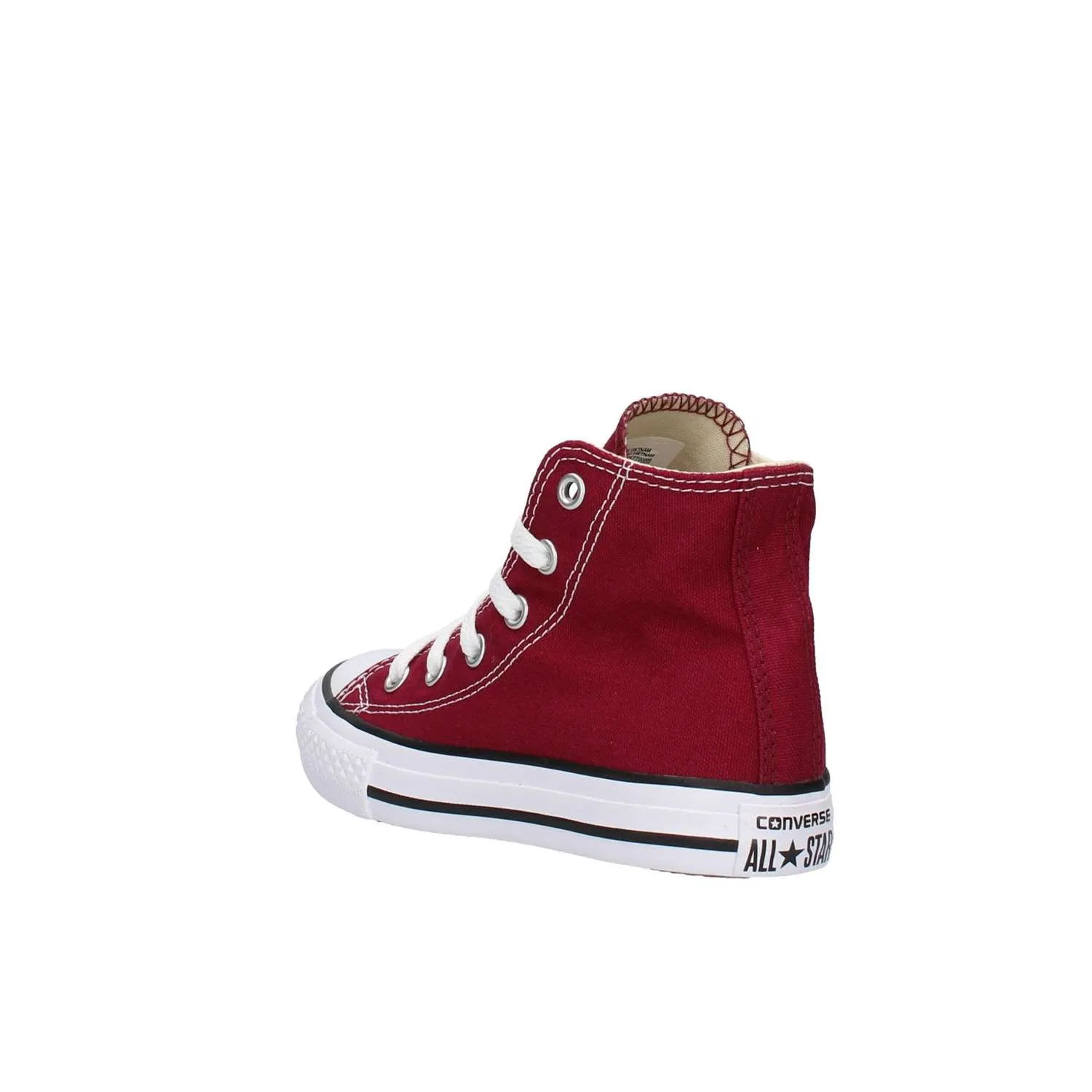 Детские кроссовки для девочек Converse All Star Hi Canvas Maroon, Bordeau — фото 2