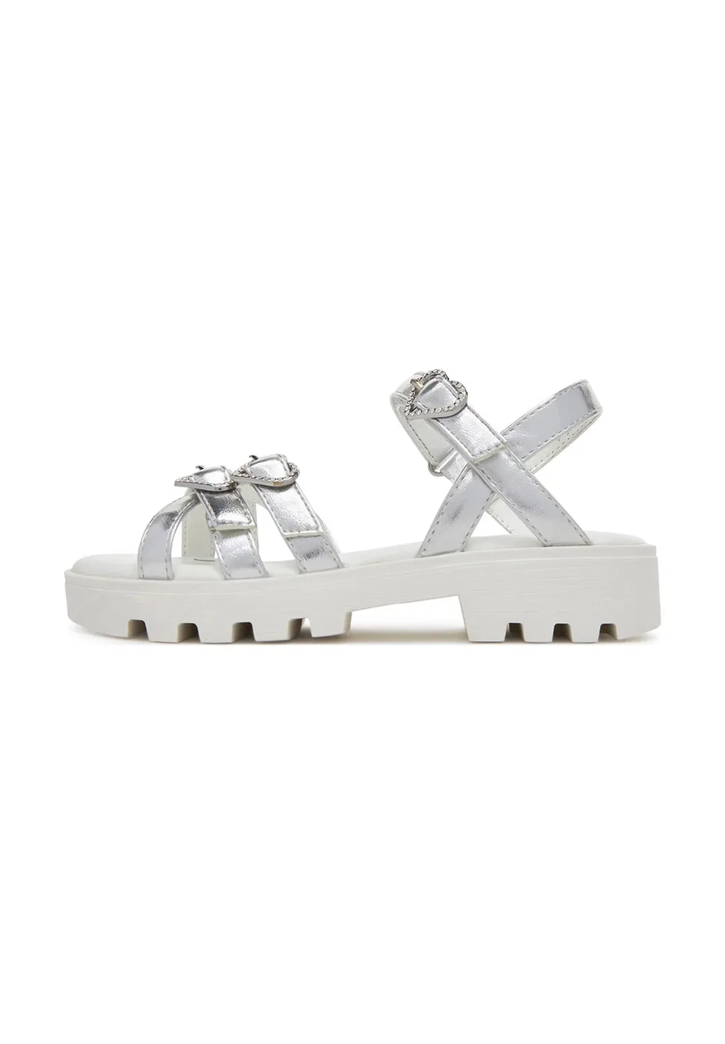 Сандалии для девочек cs6278-06 - сандалии Juicy Couture, Silver-Coloured