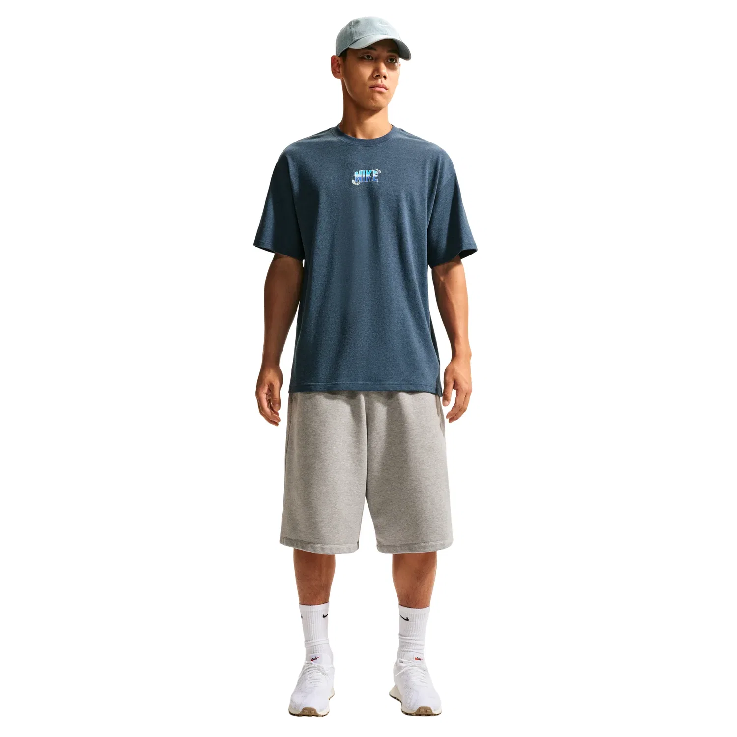 Мужская футболка Sportswear Retro Flair T-Shirt Asia Sizing 'Midnight Blue' Nike, Midnight Blue — фото 3