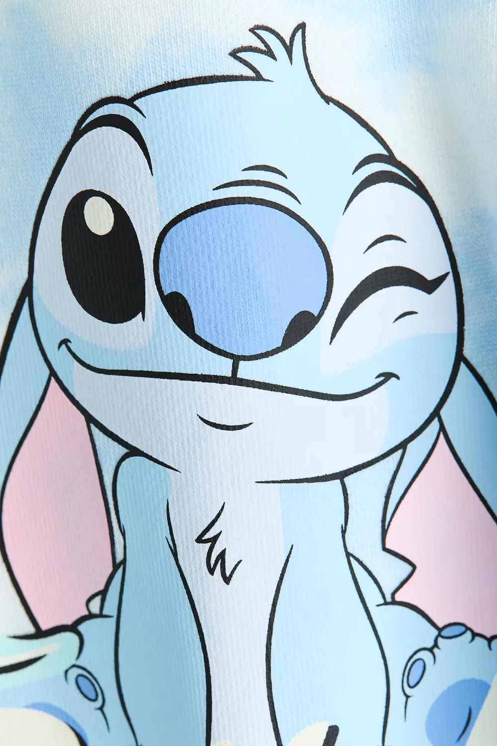 Толстовка с принтом и ворсистой внутренней поверхностью H&M, Hellblau/Lilo & Stitch — фото 2