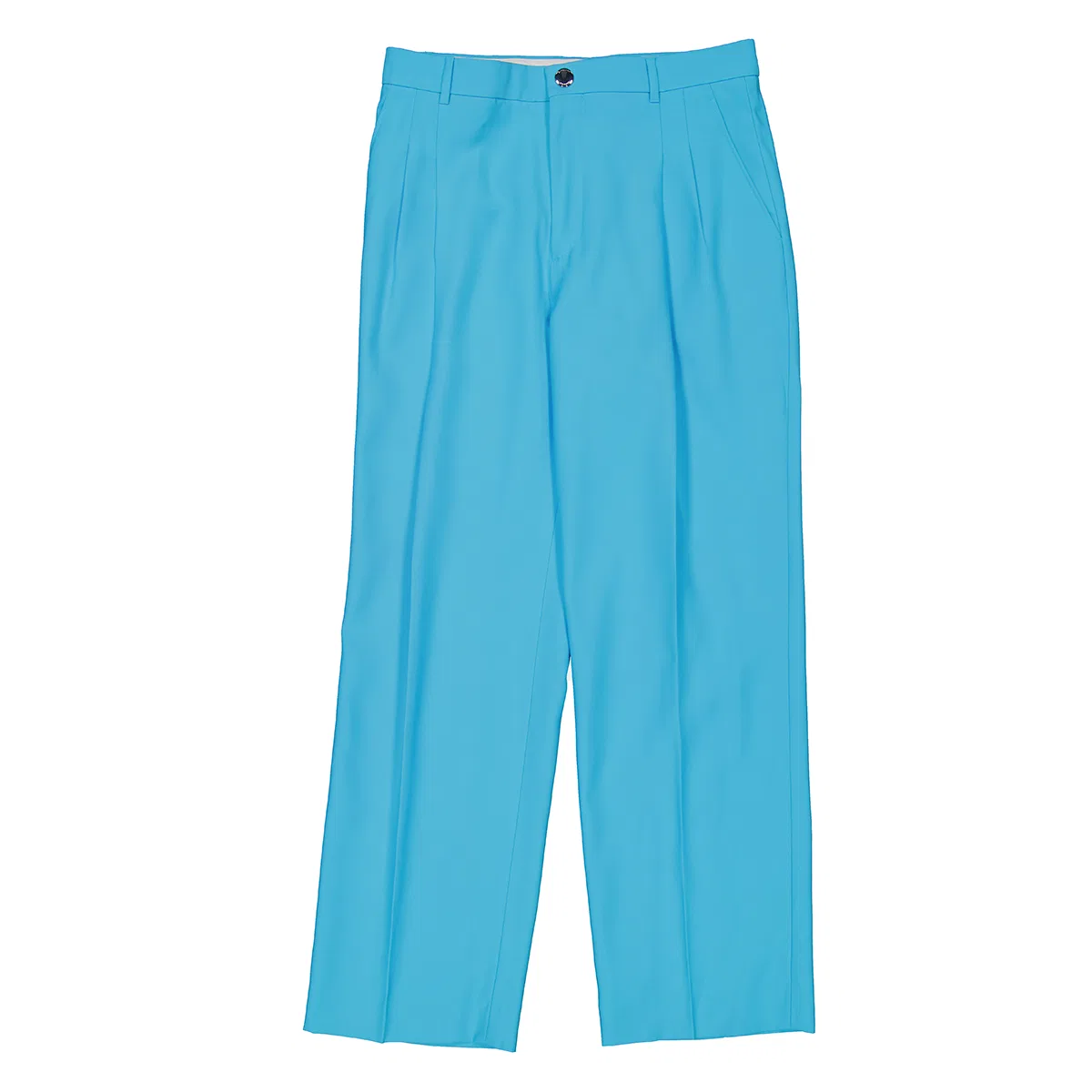 Брюки классические из шерсти Tailored Wool Trousers Burberry, Bright Opal Blue — фото 4