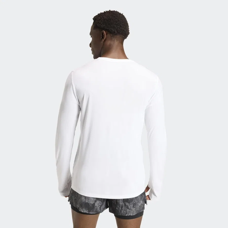Свитшот мужской с длинным рукавом Adi365 Running Essentials adidas, Белый — фото 3