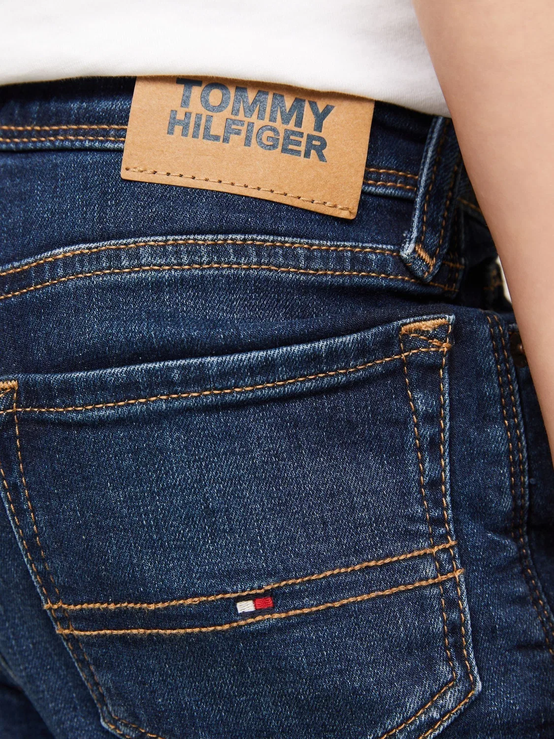 Джинсы скинни, stretch Tommy Hilfiger, синие — фото 4
