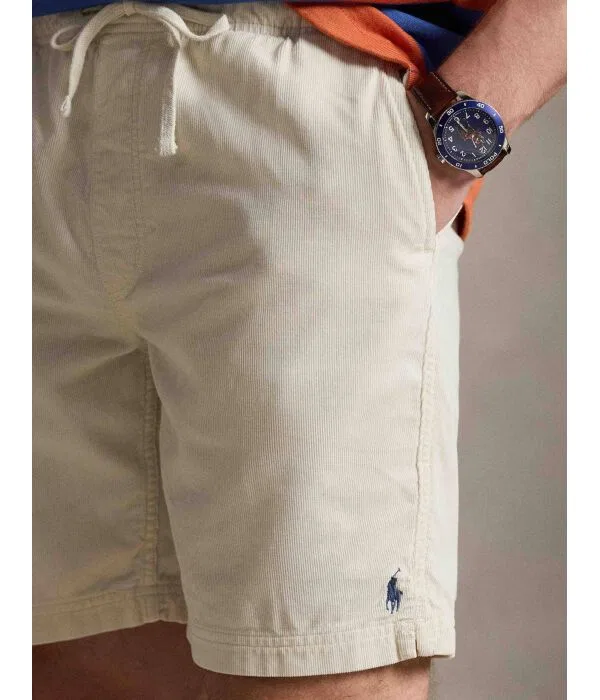 Мужские шорты из вельвета Polo Ralph Lauren, бежевый — фото 4