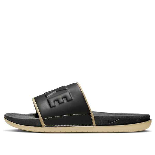 

Тапочки offcourt slide 'black wheat grass' Nike, черный