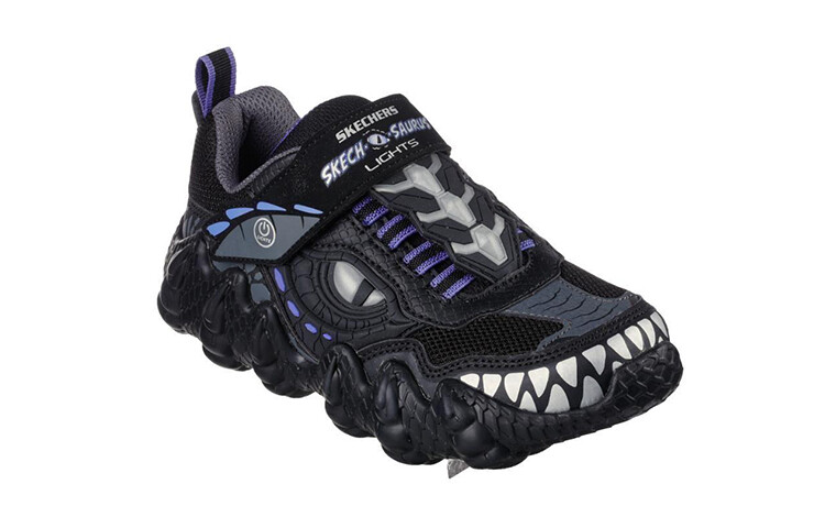 Кроссовки Skechers Kids Lifestyle Shoes GS Low-top Black/purple/silver — фото 3