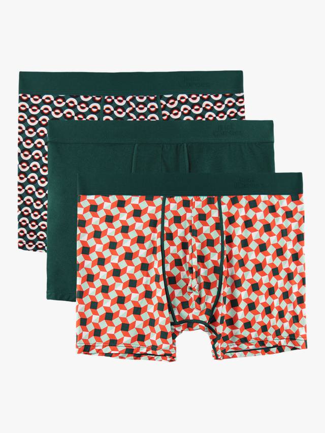 

Активные боксеры JustWears, Pack of 3, Graphic Geos Collection