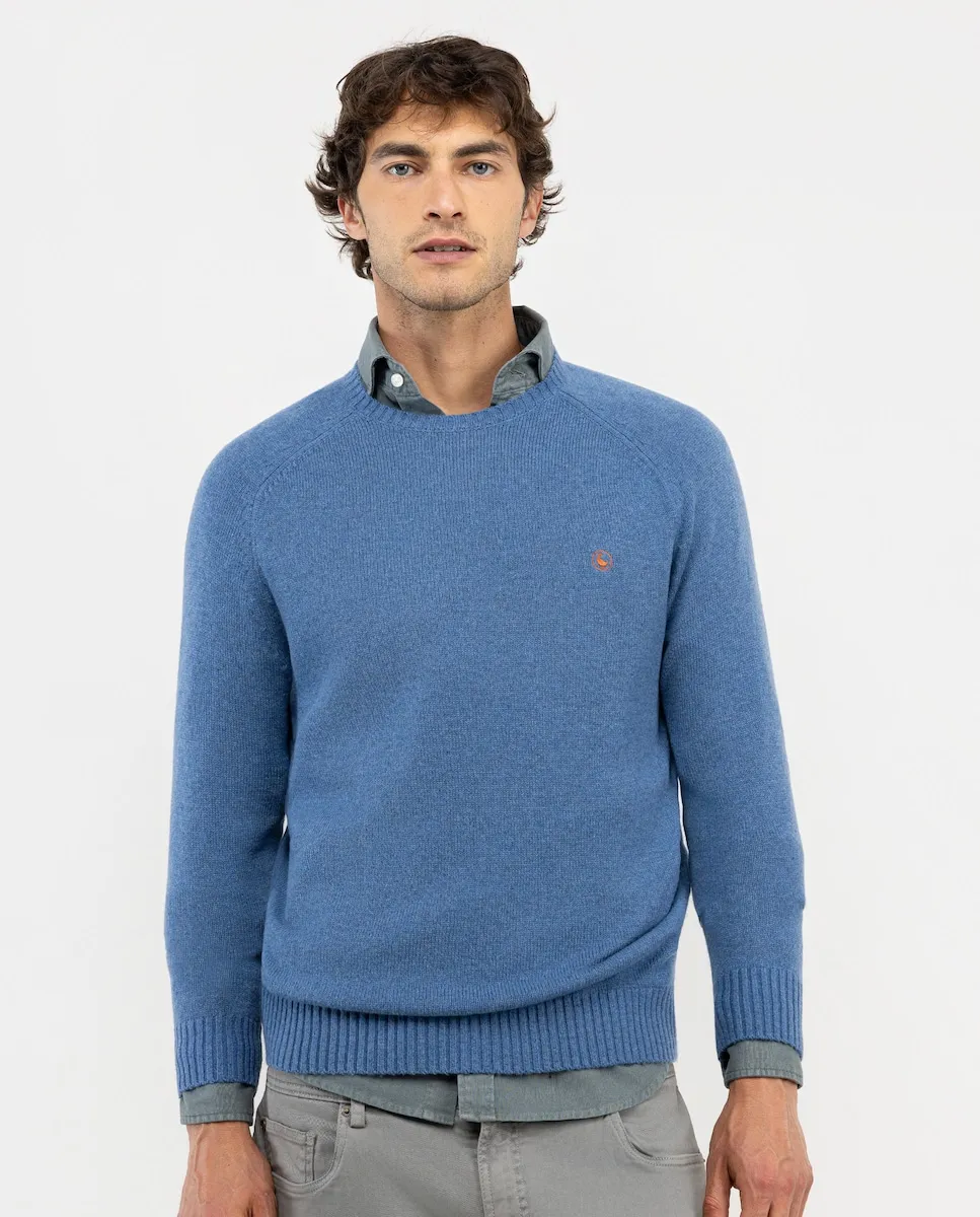 

Мужской свитер из мериносовой шерсти El Ganso, синий